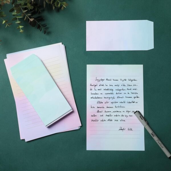 Mr. Pen Stationery Writing Paper with Envelopes – 30 Letter Writing Sheets & 18 Envelopes – Cute Stationery Set for Writing Letters